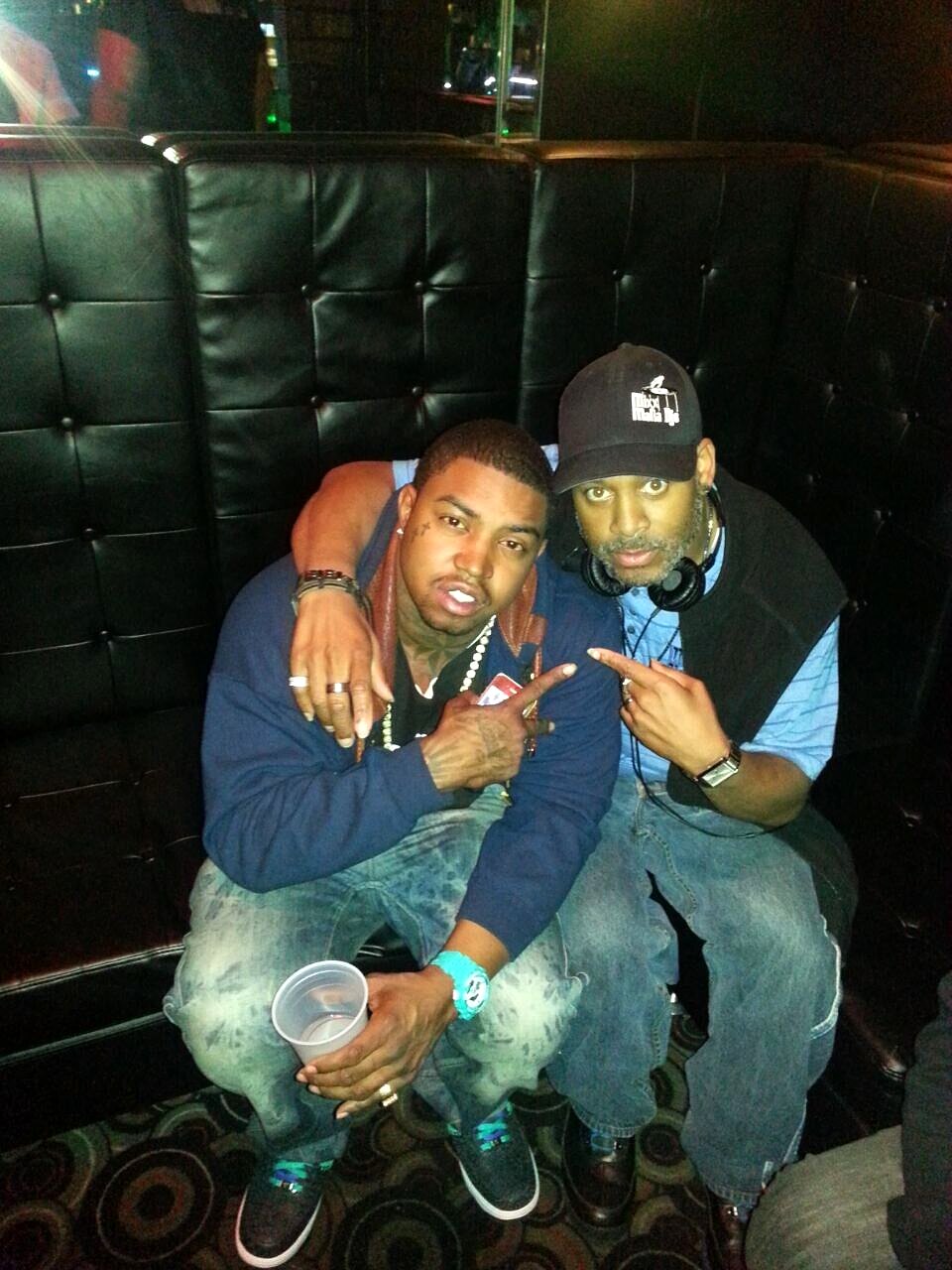 Celebrity DJ Cat-X with rapper Lil Scrappy in the club VIP — booking a tour-tested DJ and host